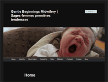 Tablet Screenshot of gentlebeginningsmidwifery.net